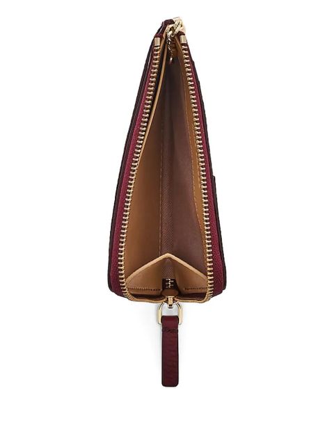 Marc Jacobs zip-around leather wallet - Red