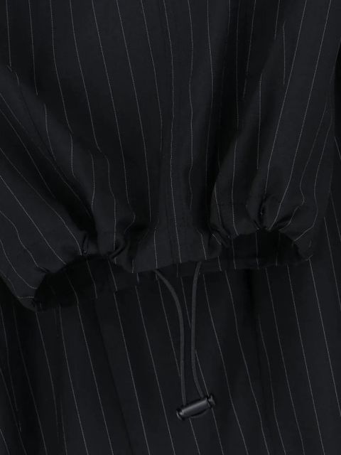 The Frankie Shop Oakdale pinstriped track pants - Black