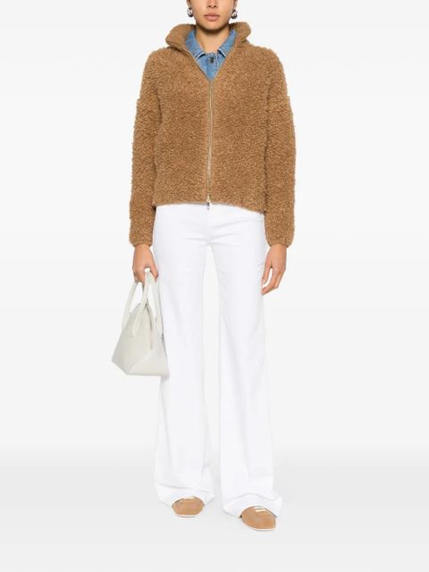 Max Mara Oggetti zip-up cardigan - Brown - zdjęcie produktu nr 2