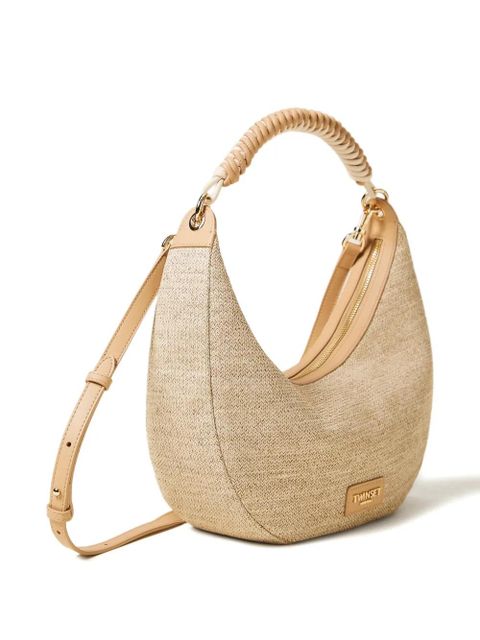 TWINSET twisted tote bag - Neutrals - zdjęcie produktu nr 2