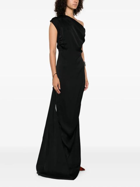 Vivienne Westwood one-shoulder draped maxi dress - Black - zdjęcie produktu nr 2