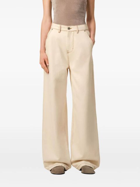 AMI Paris wide-leg jeans - Neutrals