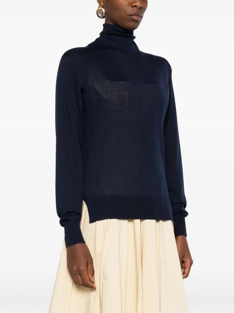 Jil Sander cashmere-blend jumper - Blue - zdjęcie produktu nr 2