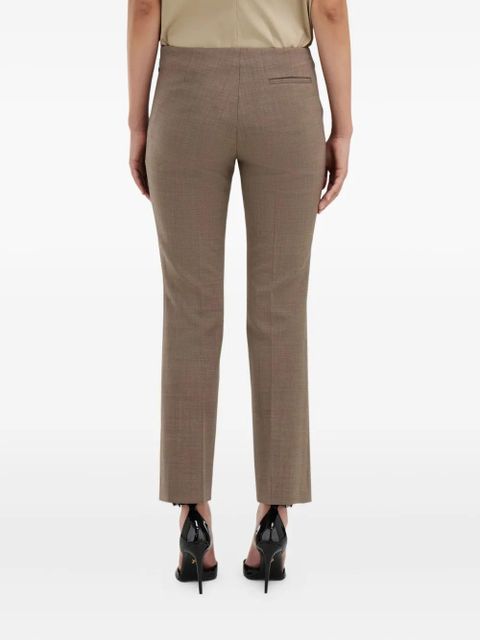 Ferragamo pressed-crease trousers - Brown