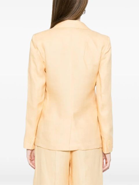 Weekend Max Mara flap-pocket blazer - Yellow