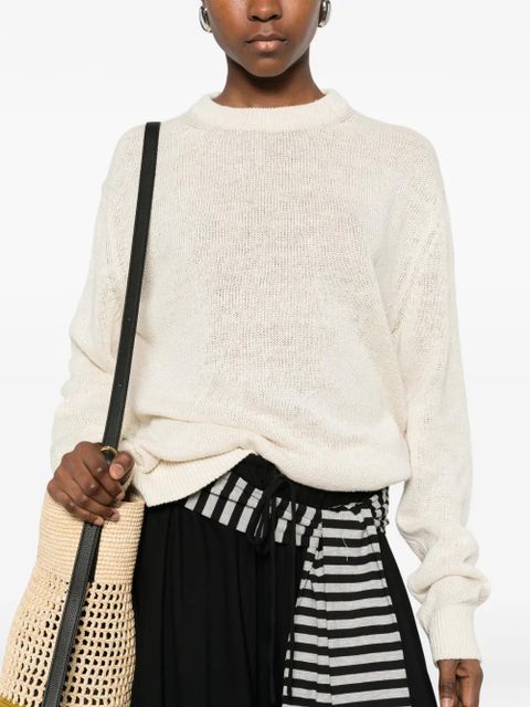 Jil Sander cre-neck sweater - Neutrals