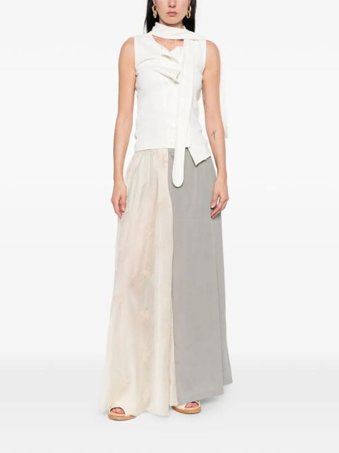 OUR LEGACY floral-embroidered maxi skirt - Grey - zdjęcie produktu nr 2