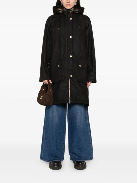 Barbour hooded buttoned coat - Brown - zdjęcie produktu nr 2