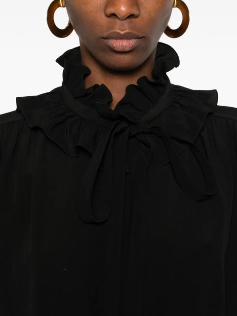 Chloé ruffled mini dress - Black