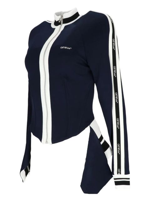 Off-White zip-up sweatshirt - Blue