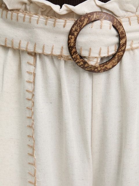 Answear.LAB spodnie z lnem