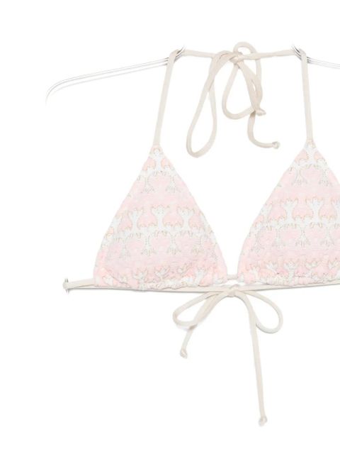 MC2 Saint Barth Levyne embroidered bikini - Pink