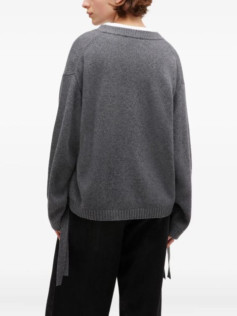 GANNI drawstring sweater - Grey - zdjęcie produktu nr 2