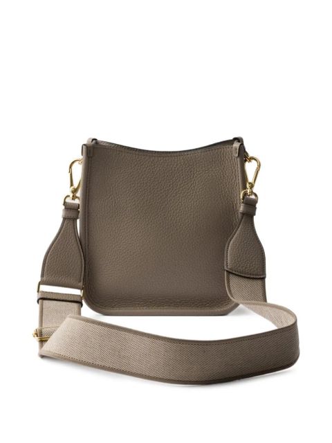 Prada mini leather shoulder bag - F03QH CLAY GRAY