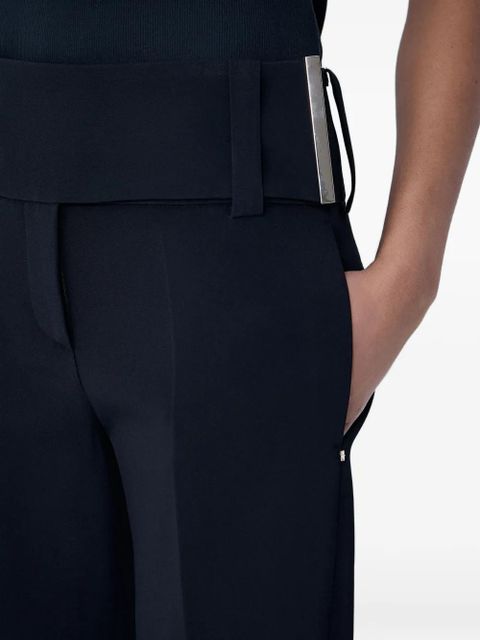 Sportmax high-waisted flared trousers - Black