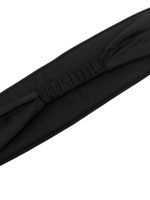 Prada Gold Logo hairband - Black