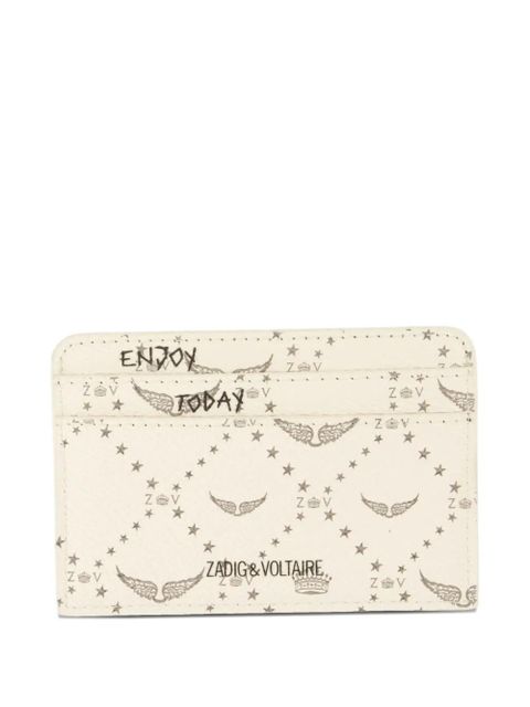 Zadig&Voltaire ZV Pass monogram card case - Neutrals