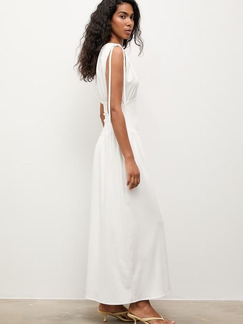 Answear.LAB sukienka z wiskozą - zdjęcie produktu nr 1