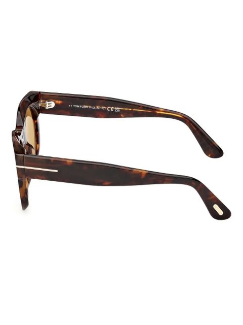 TOM FORD Eyewear round-frame sunglasses - Brown