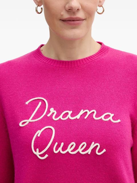 MC2 Saint Barth front-lettering logo sweater - Pink