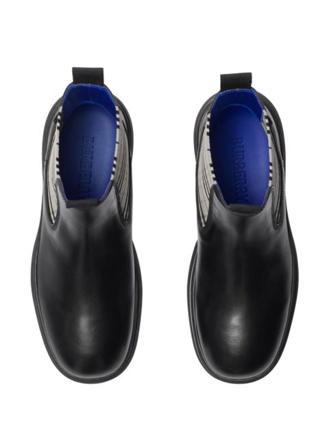 Burberry leather Chelsea boots - Black - zdjęcie produktu nr 2