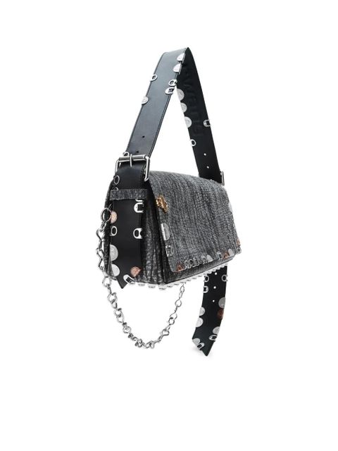 Alexander Wang studded chain shoulder bag - Black