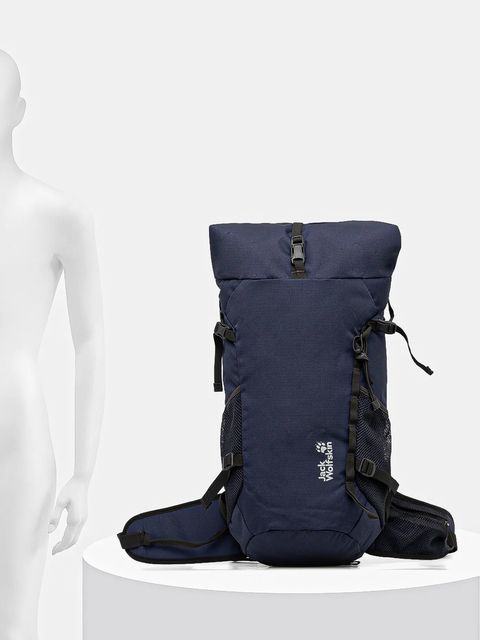 Jack Wolfskin plecak VELOCITY LITE kolor granatowy duży z nadrukiem A65417