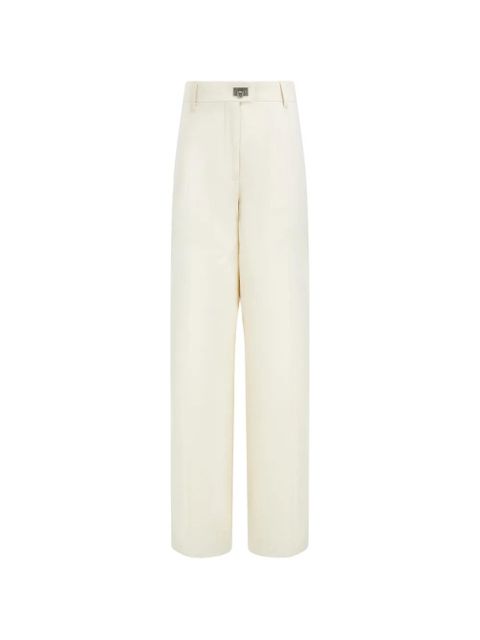 Ferragamo belt-loops tailored trousers - Neutrals - zdjęcie produktu nr 1