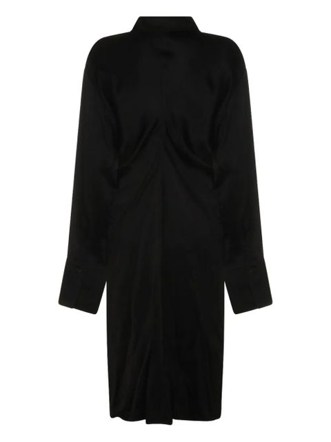 TOTEME button collared midi dress - Black - zdjęcie produktu nr 2