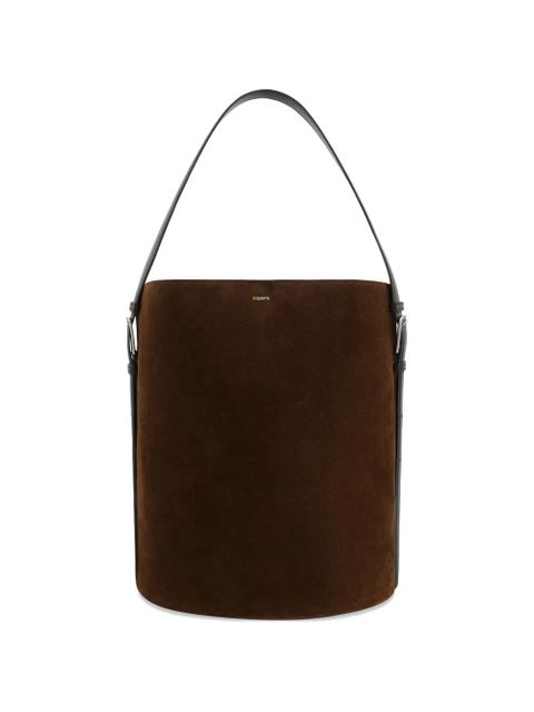 Coperni ergonomic suede tote bag - Brown - zdjęcie produktu nr 1