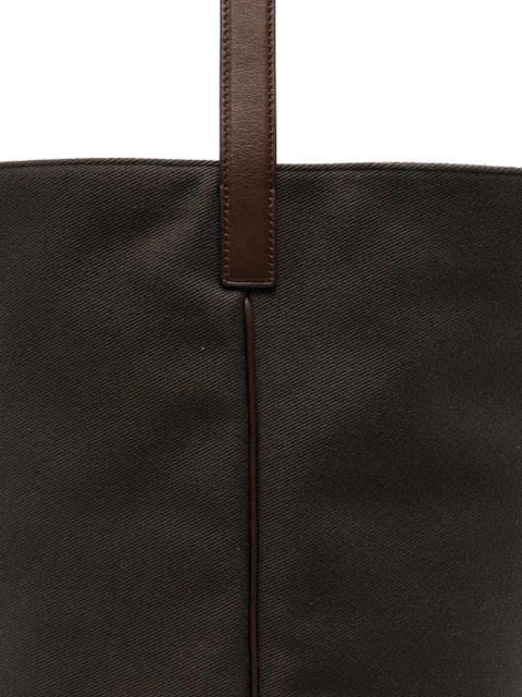 The Row large N/S Park tote bag - Brown