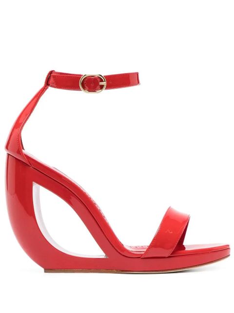 Manolo Blahnik Rocar 120m sandals - Red - zdjęcie produktu nr 1