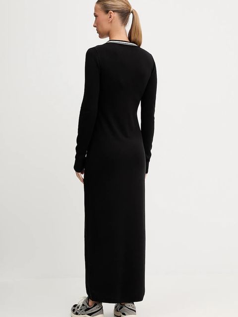 Guess sukienka LAVINIA kolor czarny maxi prosta V5BK06 Z0572 - zdjęcie produktu nr 2