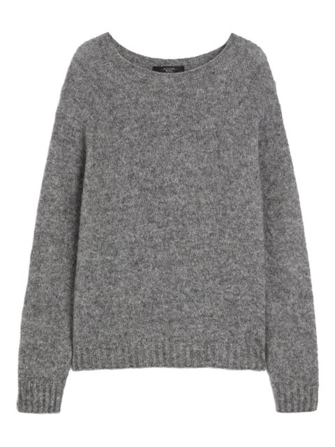 Weekend Max Mara raglan-sleeve ribbed-hem jumper - Grey - zdjęcie produktu nr 1