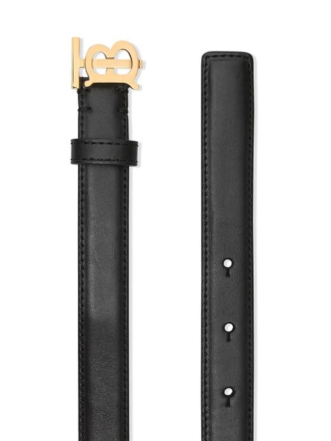 Burberry TB monogram belt - Black