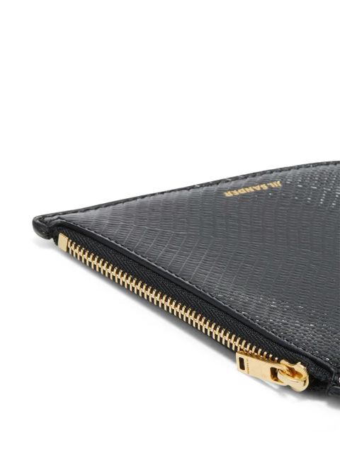 Jil Sander heart-shaped leather pouch - Black - zdjęcie produktu nr 2