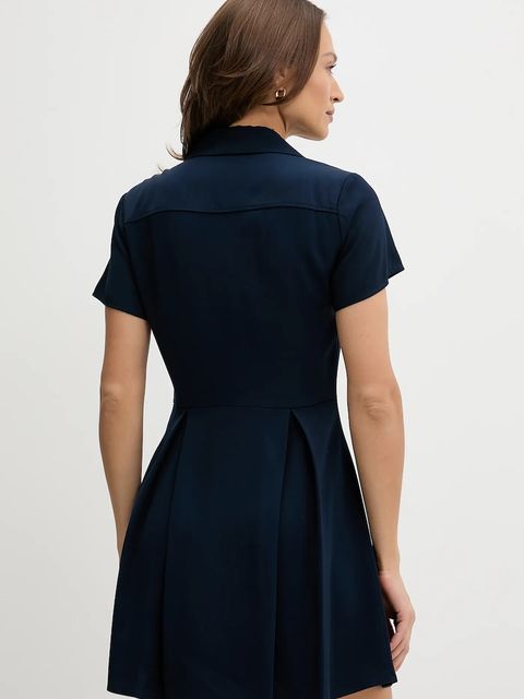 Tommy Hilfiger sukienka kolor granatowy mini prosta WW0WW45819
