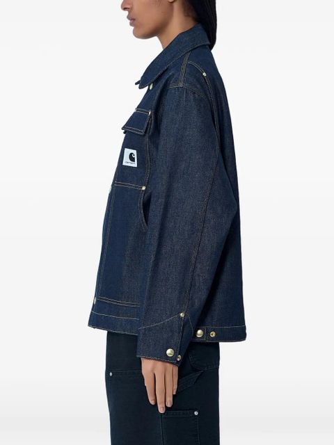 Carhartt WIP button patch pocket denim jacket - Blue - zdjęcie produktu nr 2