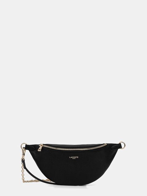 Lacoste torebka skórzana kolor czarny NF5098PH - zdjęcie produktu nr 1
