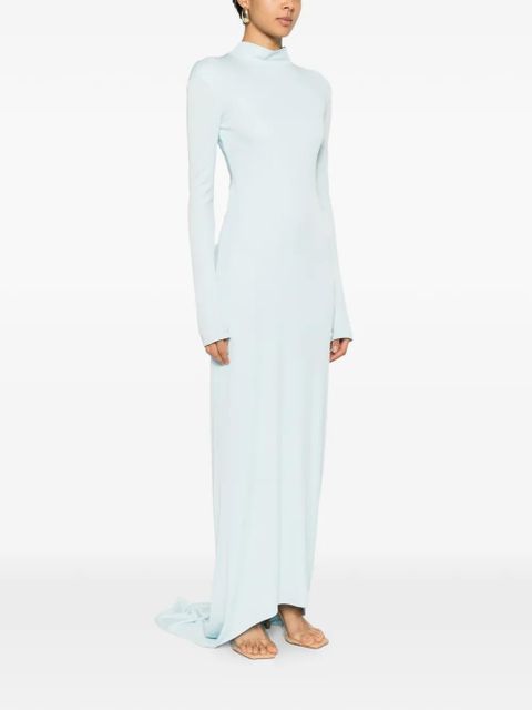 TOM FORD open-back train gown - Blue