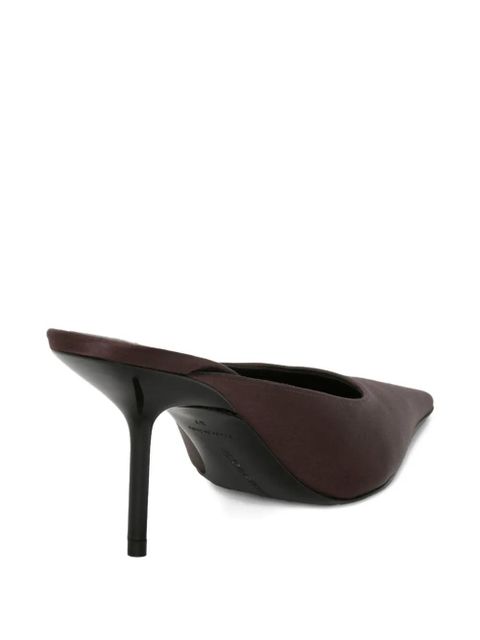 Victoria Beckham 75mm Sloan pointed-toe stiletto mules - Brown