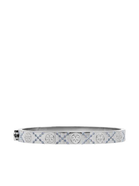 Tory Burch logo-embossed bracelet - Silver - zdjęcie produktu nr 2