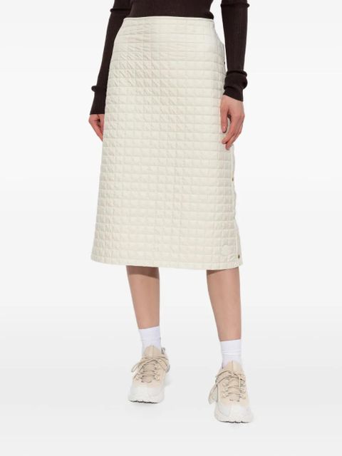 Moncler quilted button-fastening midi skirt - Neutrals - zdjęcie produktu nr 2