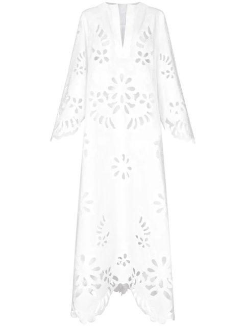 Dolce & Gabbana cut-out cotton kaftan dress - White - zdjęcie produktu nr 1
