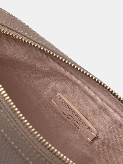 Coccinelle torebka skórzana TEBE kolor beżowy E5.MN5.52.01.01