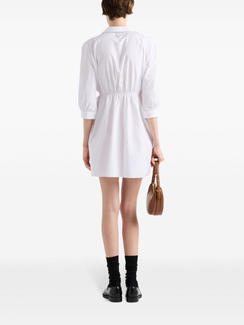 Prada poplin mini dress - White - zdjęcie produktu nr 2