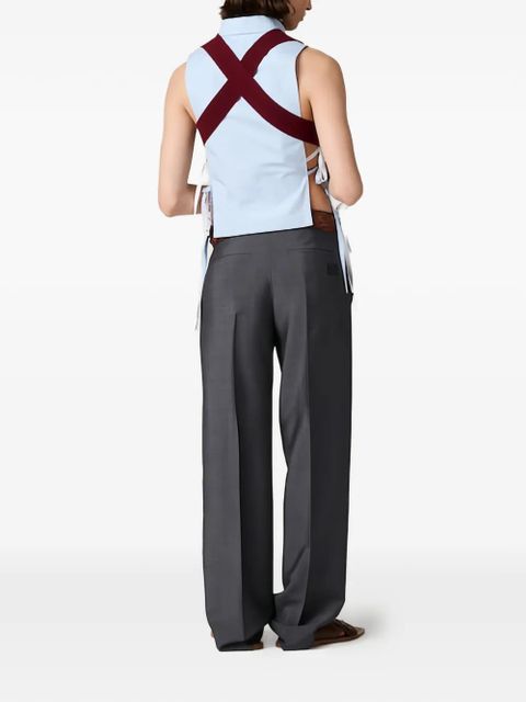 Miu Miu cashmere knit vest - Red