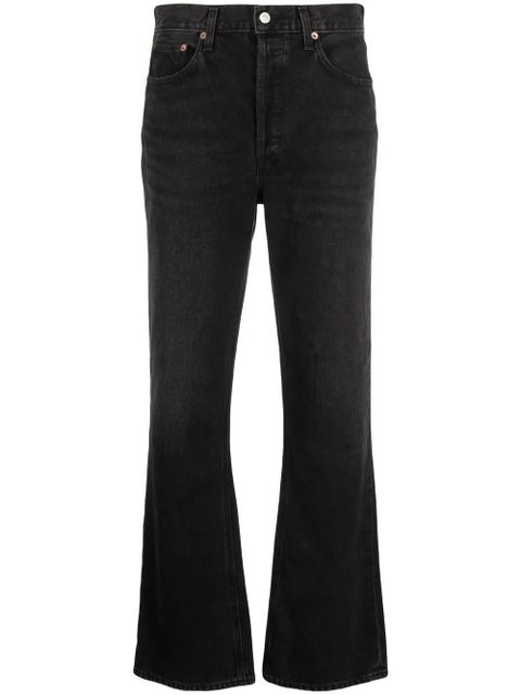 AGOLDE mid-rise straight-leg jeans - Black - zdjęcie produktu nr 1