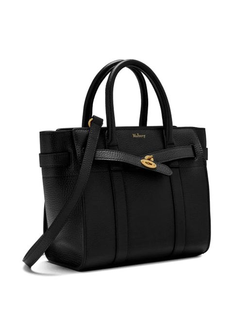 Mulberry mini zipped Bayswater tote - Black