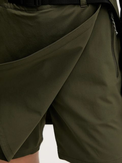 Mammut spódnica sportowa Trekkers kolor zielony mini rozkloszowana 1023-01100 - zdjęcie produktu nr 2